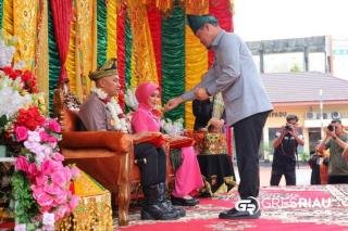 Tepuk Tepung Tawar Kapolresta Pekanbaru, Wako Agung Sampaikan Dukungan