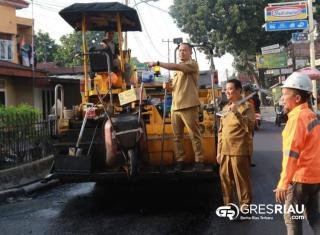 Target 20 Km, Terealisasi 38 Km: Perbaikan Jalan Pekanbaru Melebihi Rencana