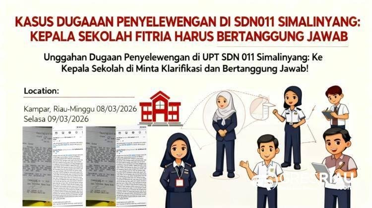 Dugaan Penyelewengan dan Perlakuan Tidak Sopan di SDN 011 Simalinyang, Kepsek Diminta Klarifikasi