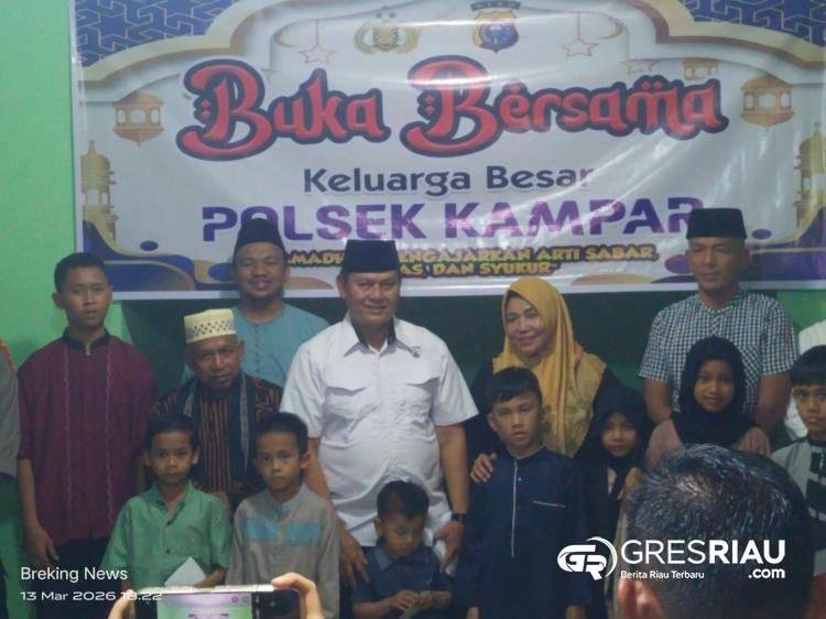 Buka Puasa Bersama: Kapolsek Kampar Tebar Kepedulian di Bulan Suci Ramadhan
