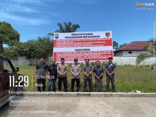 Polsek Pangean Gandeng SPBU, Perketat Pengawasan Dan Tegas Larangan Himbuan Penyalagunaan BBM