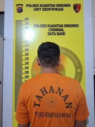 Polsek Pangean Ungkap Kasus Narkotika Jenis Sabu, Seorang Pria Diamankan