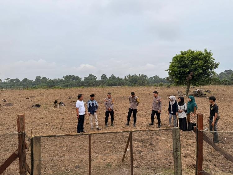 Polsek Cerenti Bergerak Dukung Asta Cita Presiden, Desa Sikakak Siap Jadi Lahan Ketahanan Pangan Jagung Pipil