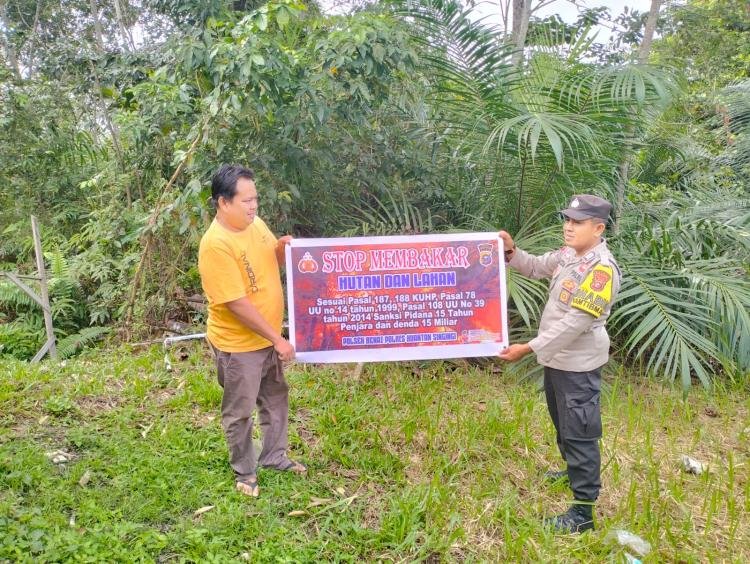 Cegah Karhutla Meluas, Polres Kuansing Perkuat Patroli dan Ajak Warga Jaga Lingkungan