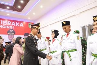 Kapolres Kuansing Hadiri Pengukuhan Paskibraka 2026, Semangat Merah Putih Menggema Jelang HUT ke-81 RI