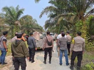 Polres Kuansing Amankan Bentrok di Lahan Konflik Desa Muara Langsat, Polisi Kedepankan Mediasi