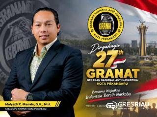 Sumpah Pemuda 2026, GRANAT Pekanbaru Ajak Generasi Muda Jauhi Narkotika